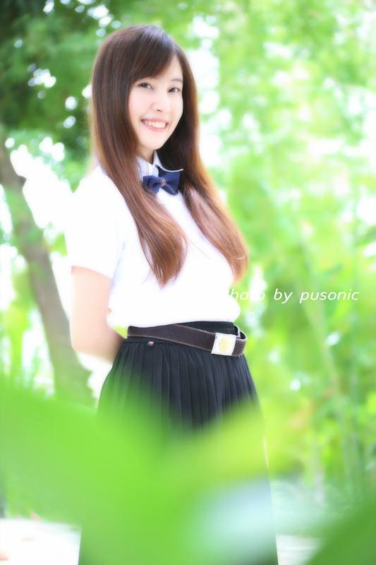 น่ารัก เรียบร้อยแบบ นักเรียนไทย