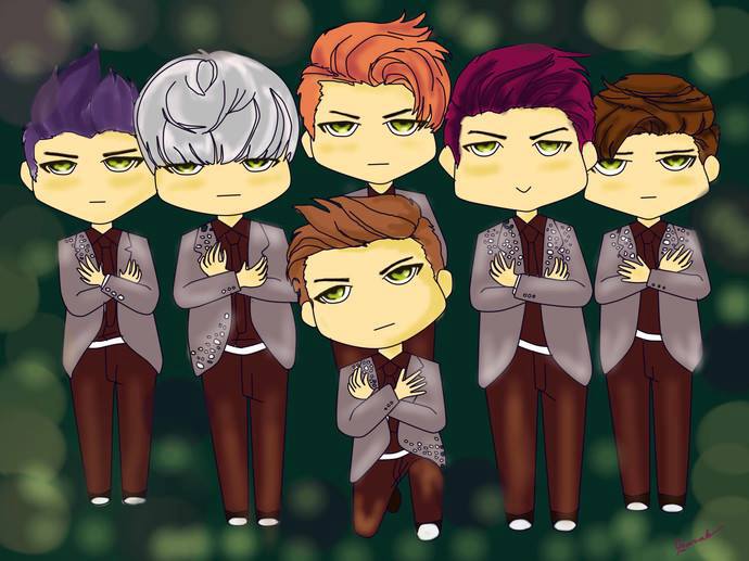 Cartoon character VIXX SO Cute มากๆๆๆ