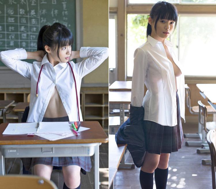 สาวน้อย เปลี่ยนชุดกลางห้องเรียนแบบนี้ โชว์เซ็กซี่