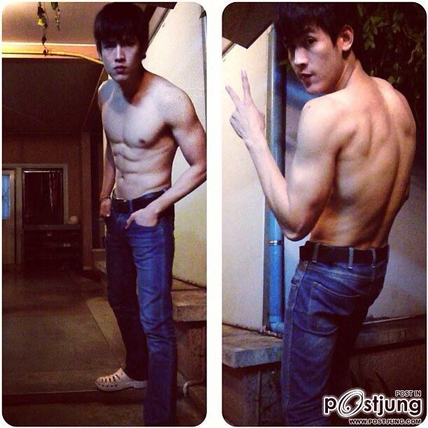 ป๊อป พิชฌพัฒน์(ต่อ แรงเงา)6แพคเริ่ดมาก จะเป็นเกย์มั้ยเนี่ย?