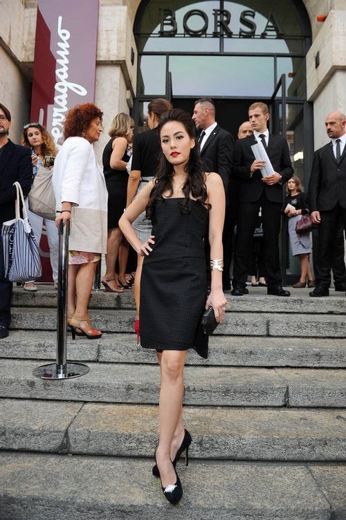 มาดามเจนี่ อัศวเหม กับรูป chic chic สวยๆเริ่ดๆ ที่งาน Milan Fashion Week ที่ Italy จ้า