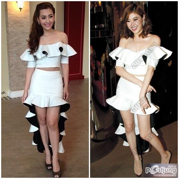 ดาราบังเอิญใส่ชุดซ้ำกัน