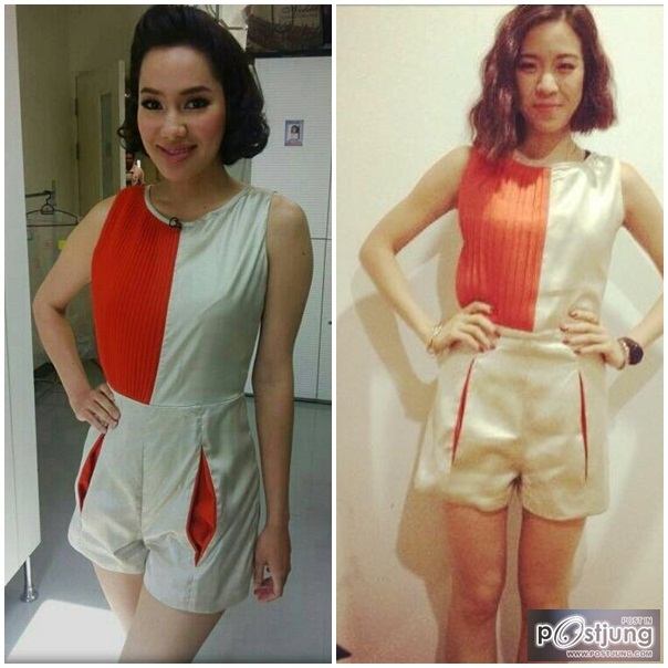 ดาราบังเอิญใส่ชุดซ้ำกัน