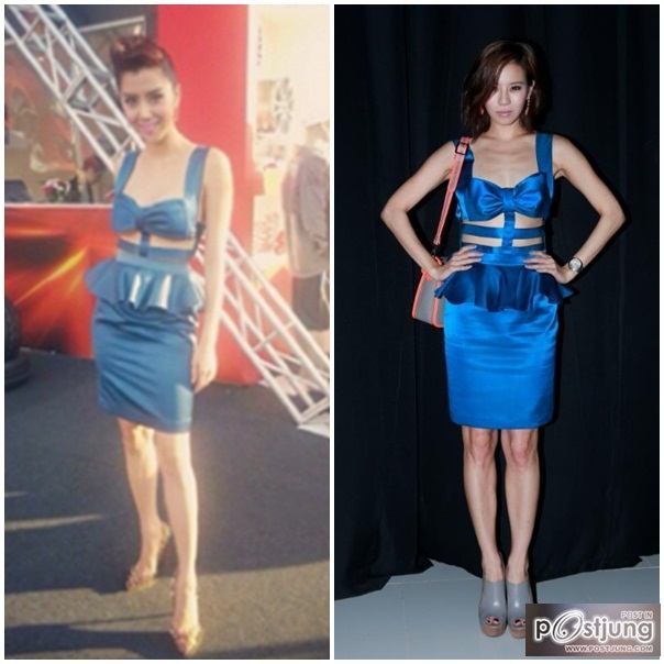 ดาราบังเอิญใส่ชุดซ้ำกัน