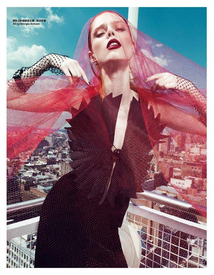 Coco Rocha @ Harper's Bazaar China September 2013