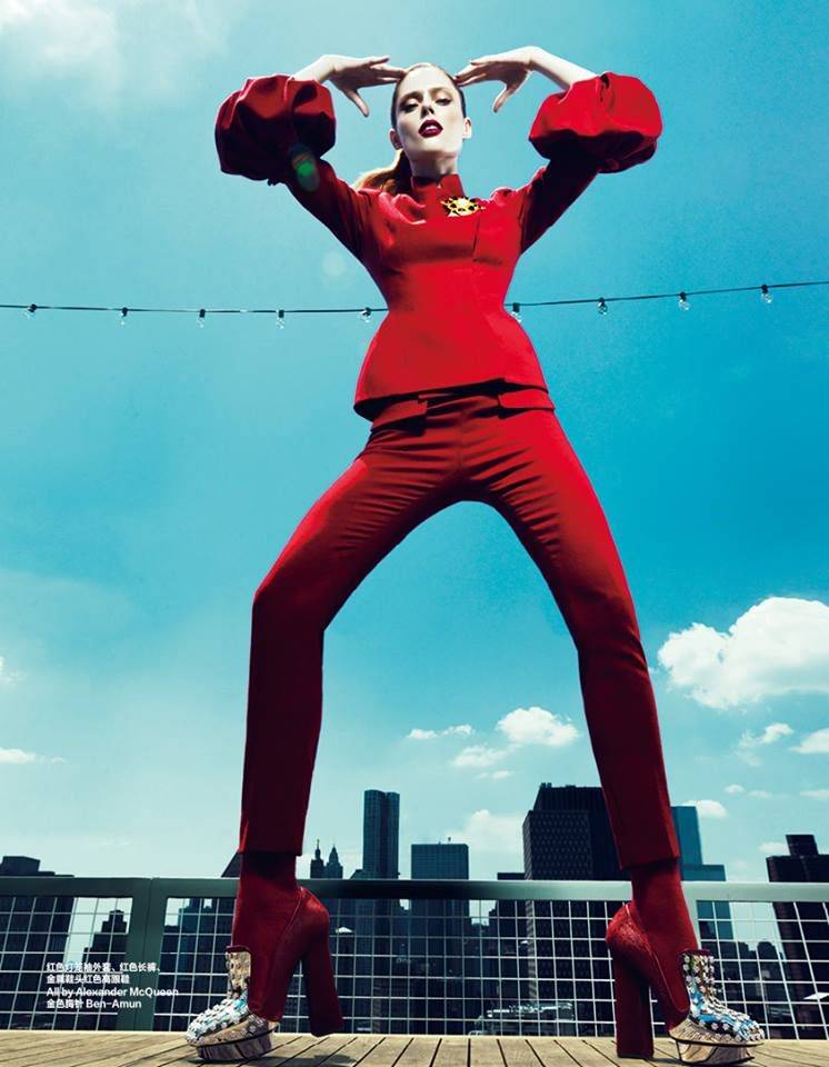 Coco Rocha @ Harper's Bazaar China September 2013