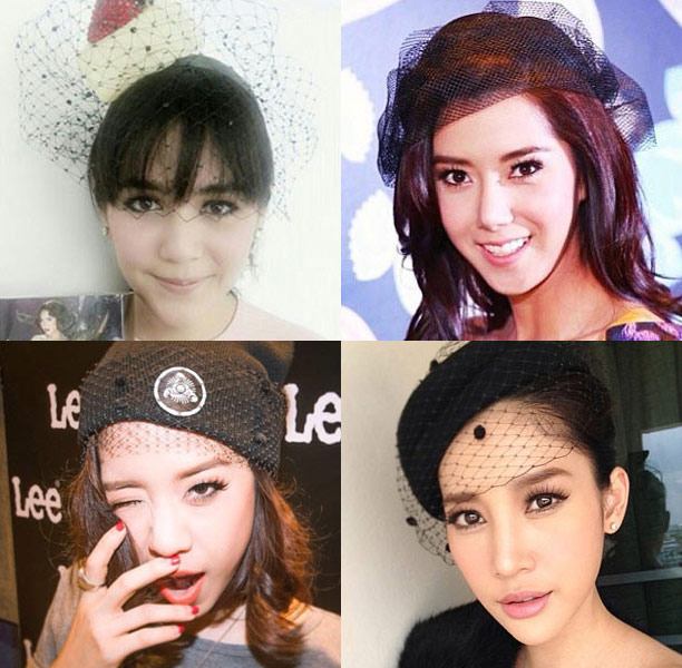 แฟชั่น  ผ้าตาข่ายแต่งผม เริ่ด ๆ สไตล์คนดัง ชิคได้อีก !