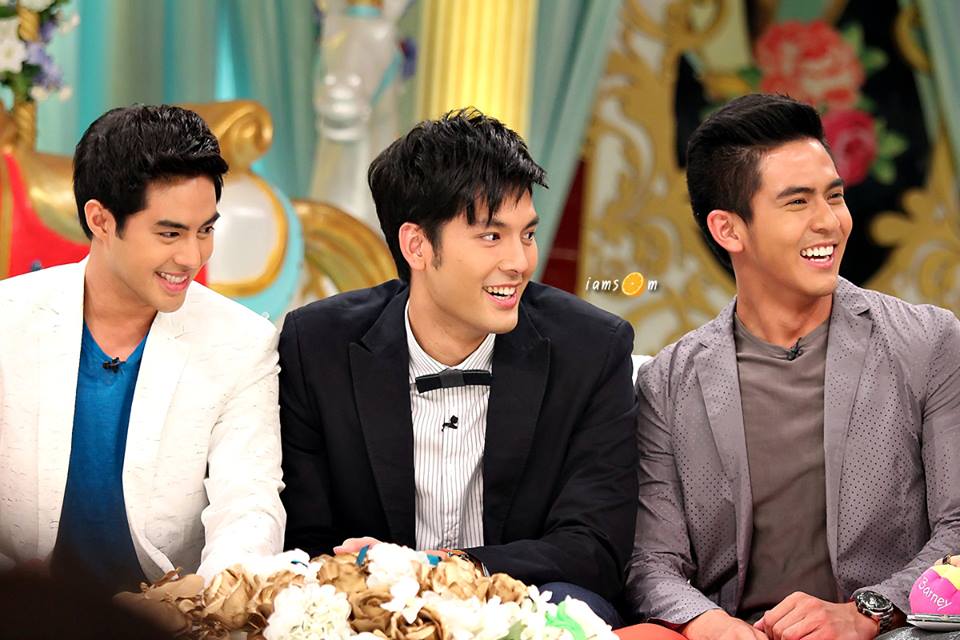 บอม ธนิน-ท็อป จรณ +เต้ย พงศกร    คู่ซี้ดารา
