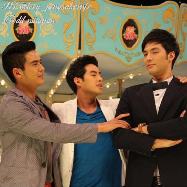 บอม ธนิน-ท็อป จรณ +เต้ย พงศกร    คู่ซี้ดารา