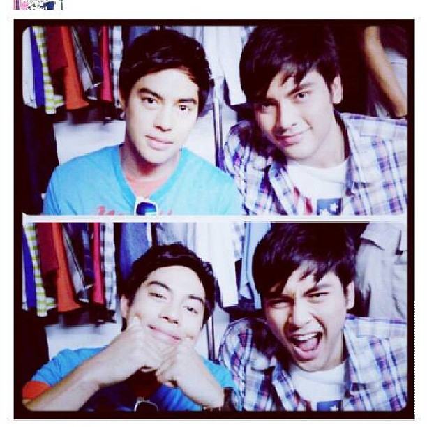 บอม ธนิน-ท็อป จรณ +เต้ย พงศกร    คู่ซี้ดารา