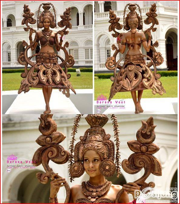 ศรีลังกา....ฉีกแนวชุดประจำชาติ MU 2013 .... อาจจะคว้ารางวัลชุดประจำชาติปีนี้ไปครอง