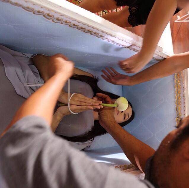 อัพเดต!!! ผีคุณนายลั่นทมหลอนๆวัด ศาลา โลงจริงจากสุสานคนเป็น