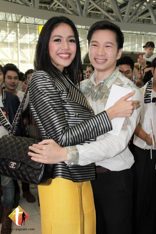 ภาพส่ง ชาลิตา แย้มวัณณังค์ Miss Universe Thailand ไป MOSCOW