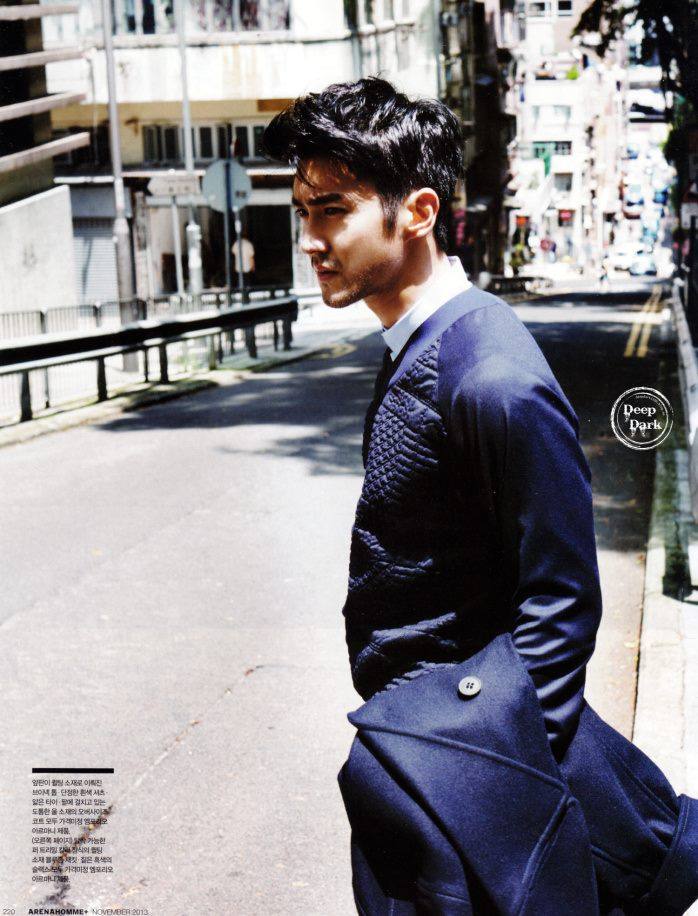 Siwon @ Arena Homme Plus Magazine November 2013