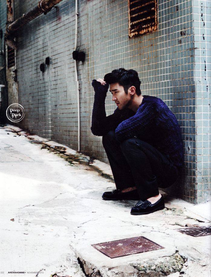 Siwon @ Arena Homme Plus Magazine November 2013