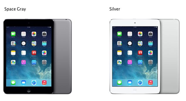 iPad mini 2 มี ขาวกับเทาให้เลือกเหมือนกัน แล้วมันจะต่างกันไหมเนี่ยยยย อิอิ