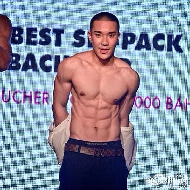 ควันหลงหนุ่มคลีโอ The most six-pack No. 15 บอส ณัชพงศ์พล สุดดี