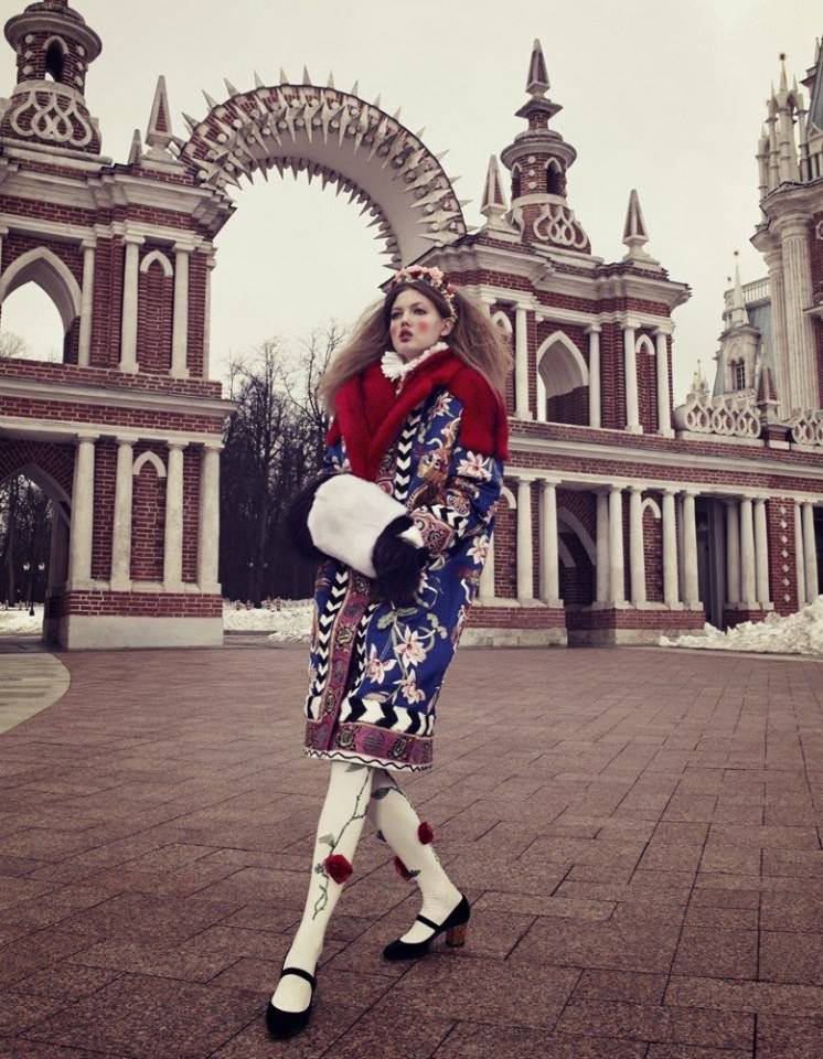 Lindsey Wixson @ Vogue Japan December 2013