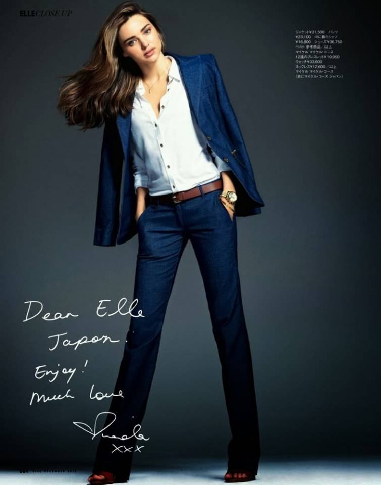 Miranda Kerr @ Elle Japan December 2013