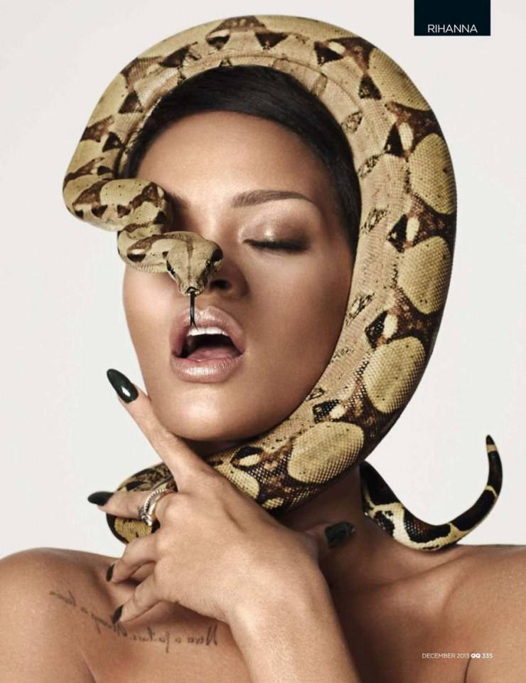 Rihanna @ GQ UK December 2013