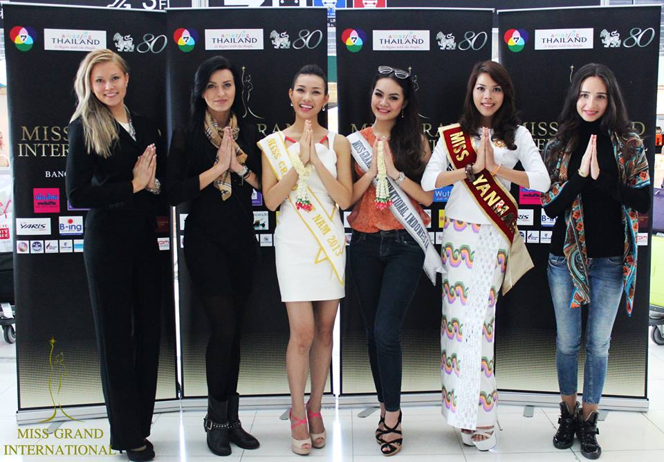 Just Arrived at Suvarnabhumi Airport Miss Grand International 2013