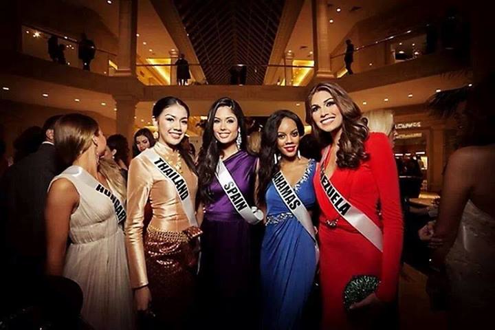 Miss Hungary, Thailand, Spain, Bahamas and Venezuela
