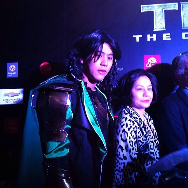 พอร์ช ศรัณย์ มาใน คอสตูม โรกิ (นืกว่า ฟงอวิ๋น 555+)@ งาน Gala Thor the dark world