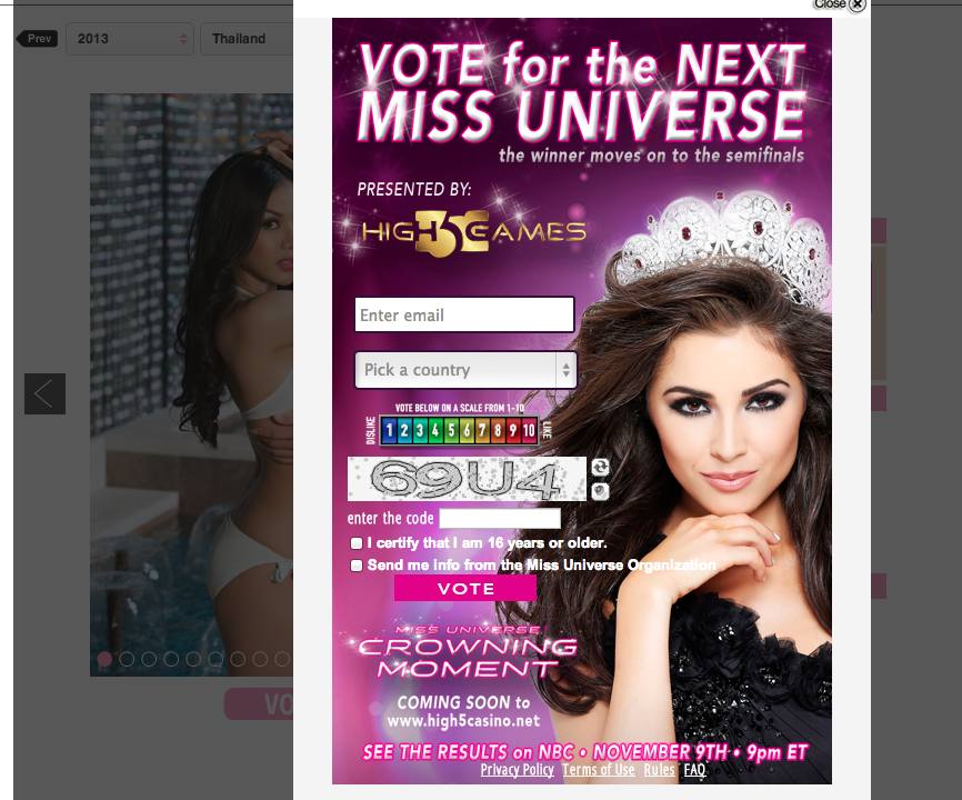 อย่าลืมกดเลือกประเทศที่จะทำการโหวตนะคะ