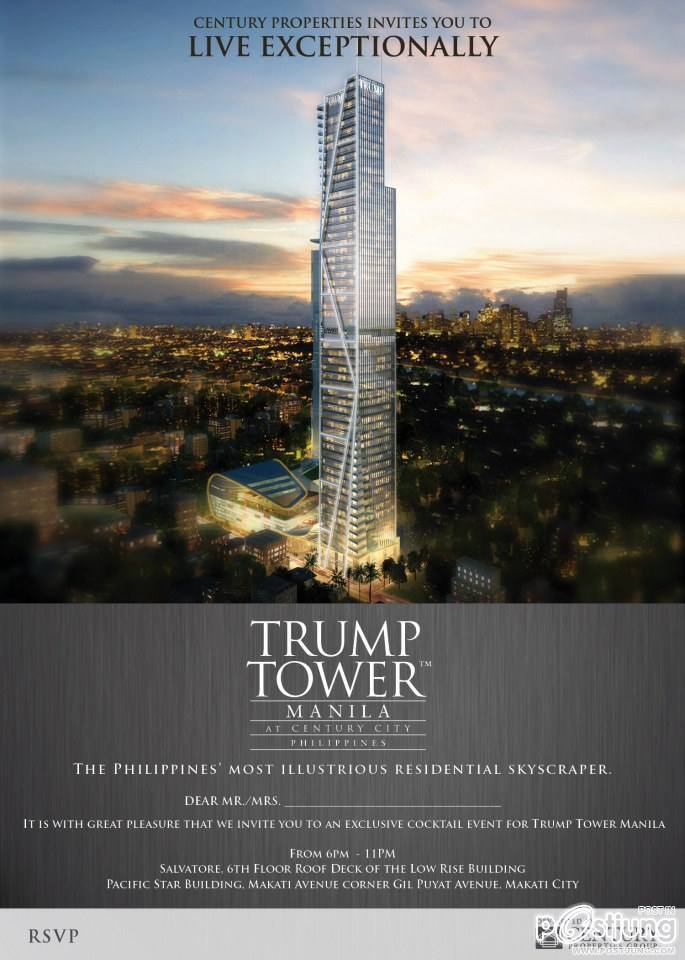 มาดู Trump Tower@Philippines กันนะคะ ใหญ่โตขนาดใหน