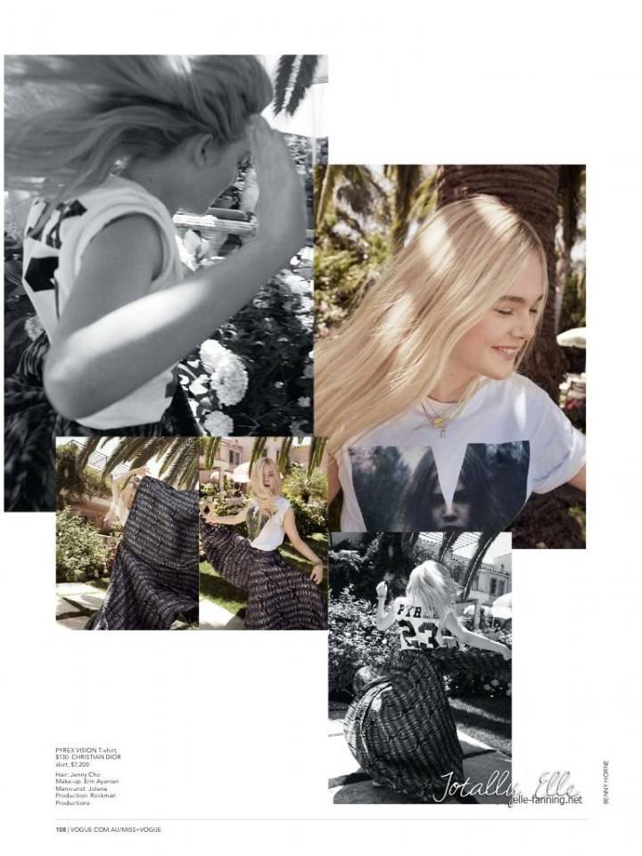 Elle Fanning @ Miss Vogue Australia September 2013