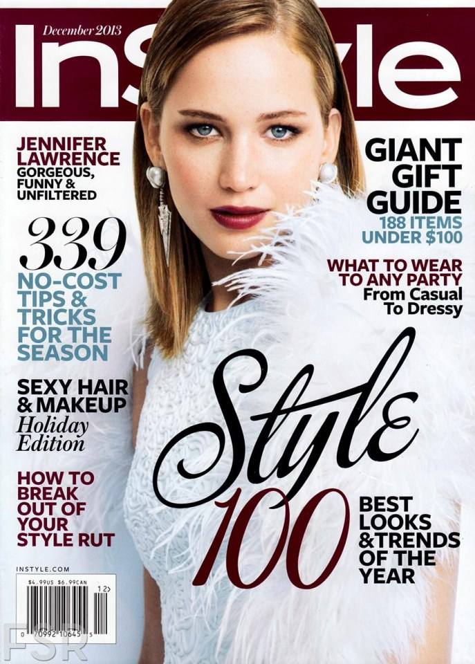 Jennifer Lawrence @ InStyle USA December 2013
