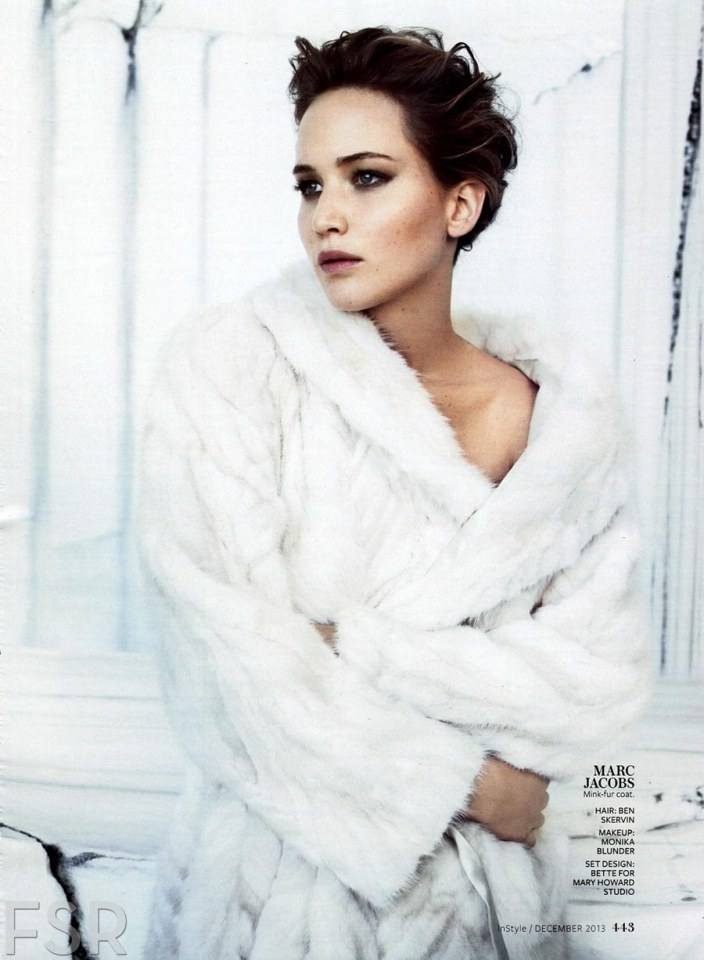 Jennifer Lawrence @ InStyle USA December 2013