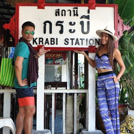 เทย่า โรเจอร์ส เผยภาพในชุดว่ายน้ำ กับทริปเที่ยวกระบี่