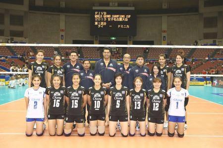 สาวไทยตบส่งท้าย "คว้าชัย" เหนือหมีขาว 3-1เซ็ต ศึกWGCC2013