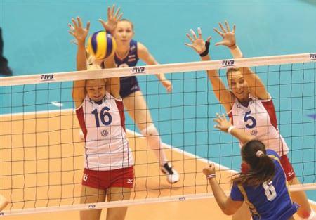 สาวไทยตบส่งท้าย "คว้าชัย" เหนือหมีขาว 3-1เซ็ต ศึกWGCC2013