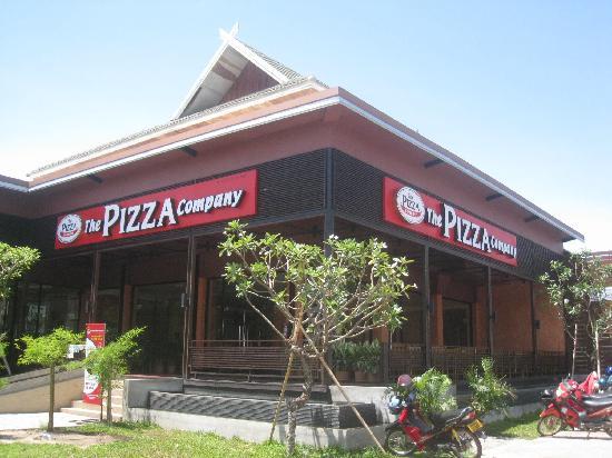 ร้านพิซซ่าในประเทศลาว