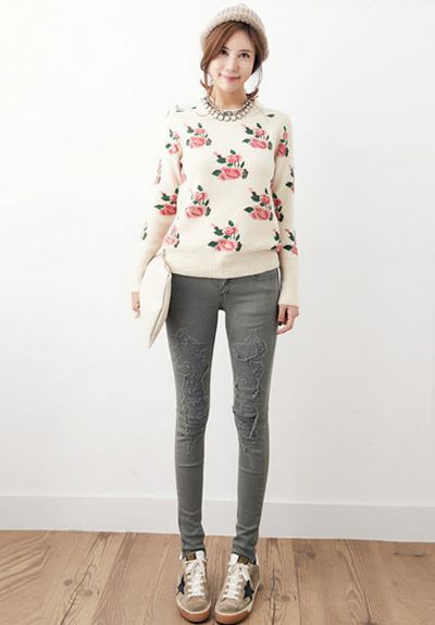 แฟชั่น เสื้อแขนยาว ลายแจ่ม ๆ ใส่ชิค ๆ ในช่วงหน้าหนาว