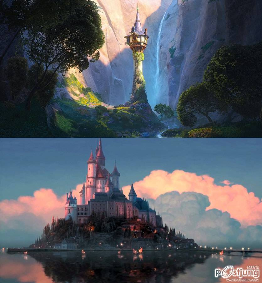 ปราสาทในการ์ตูนดิสนีย์