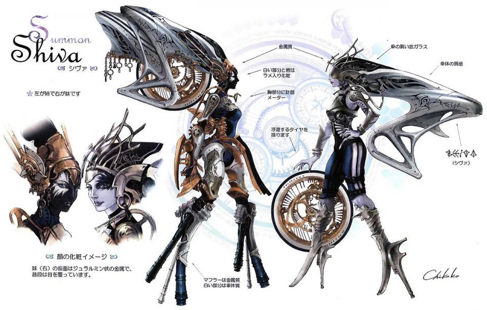 Final Fantasy XIII Concept art: Summoned Eidolons