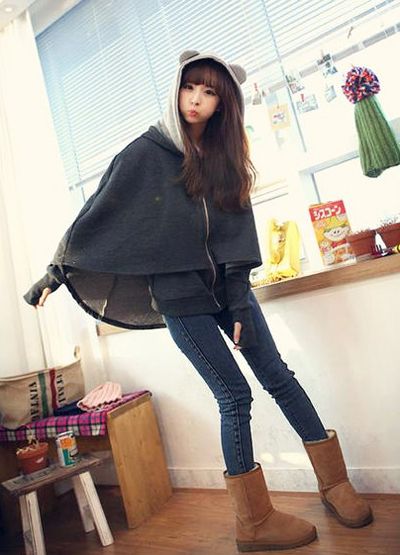 เสื้อกันหนาวมีหู เทรนด์น่ารัก ๆ สำหรับสาวแบ๊วตัวแม่