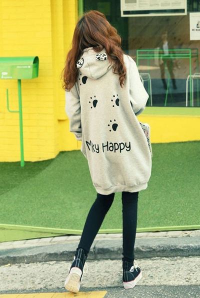 เสื้อกันหนาวมีหู เทรนด์น่ารัก ๆ สำหรับสาวแบ๊วตัวแม่