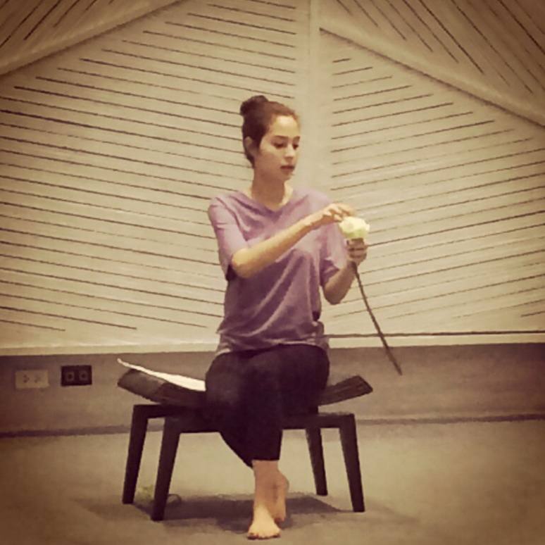อ๋อม-ขวัญ ซ้อมละครเวที "มหาชาติ มหาบุรุษ"