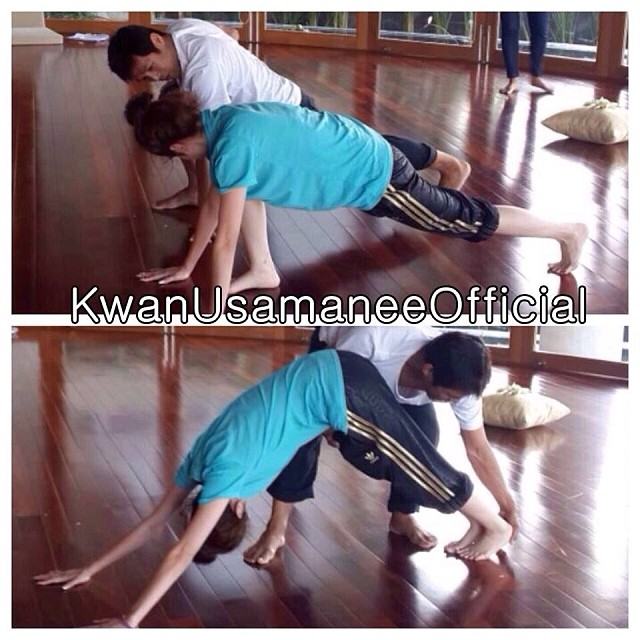 อ๋อม-ขวัญ ซ้อมละครเวที "มหาชาติ มหาบุรุษ"