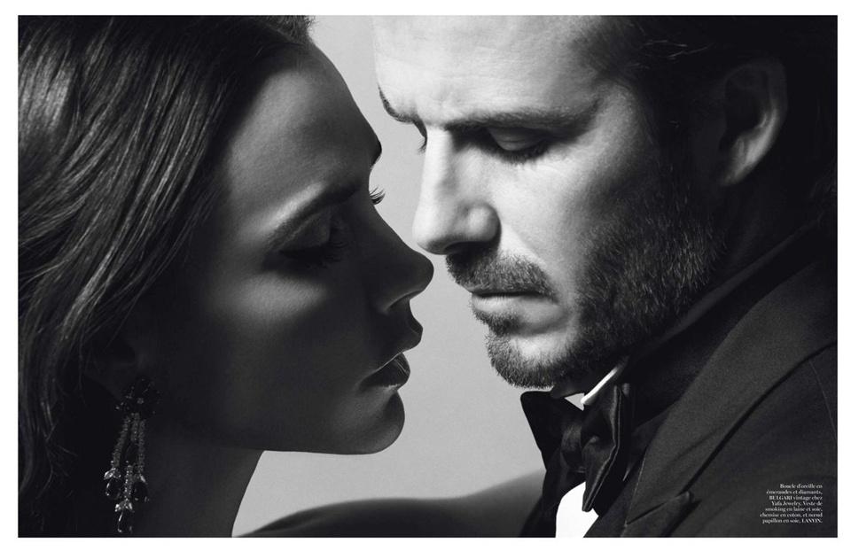 Victoria & David Beckham @ Vogue Paris December 2013