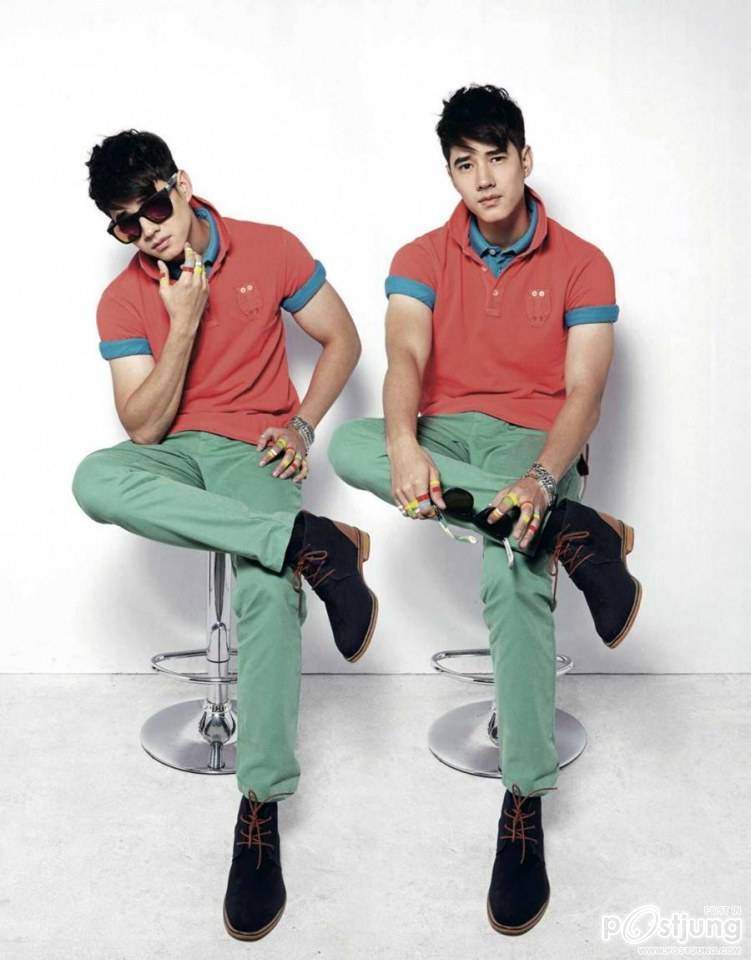 มาริโอ้ & เจมส์ มาร์ @ เปรียว vol.33 no.711 November 2013
