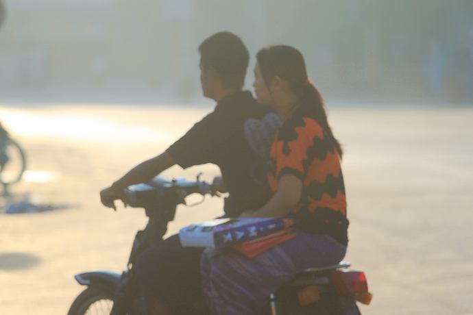 Morning streets of Mandalay 2