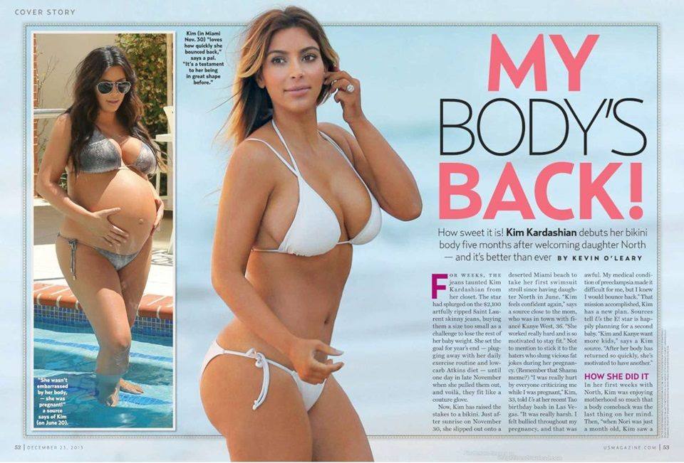 Kim Kardashian @ US Weekly Magazine December 2013