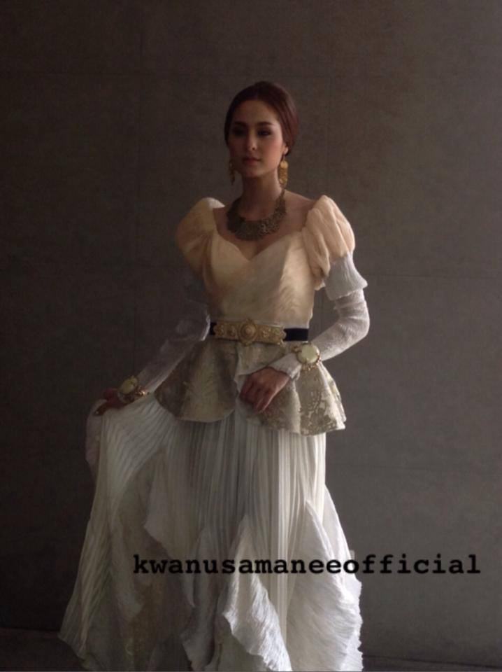 อ๋อม - ขวัญ @ งานแถลงข่าวละครเวที มหาชาติ มหาบุรุษ