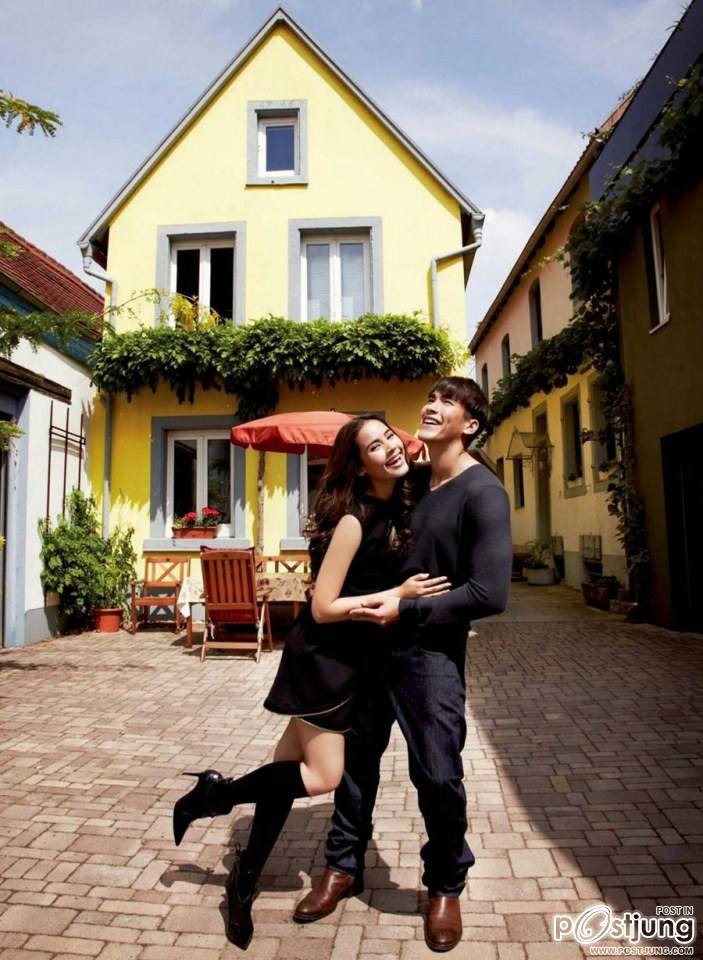 ณเดชน์ & ญาญ่า อุรัสยา @ เพื่อนเดินทาง vol.35 no.408 December 2013