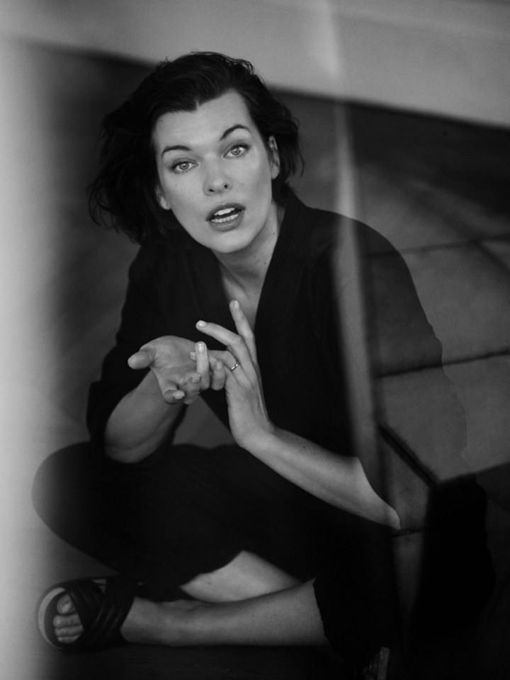 Milla Jovovich @ The Edit Magazine December 2013